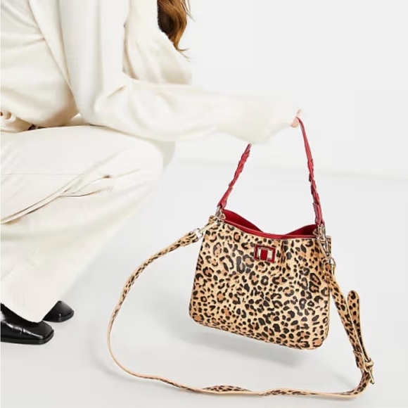 Steve Madden Leopard Print Handbag - Picture 1 of 14